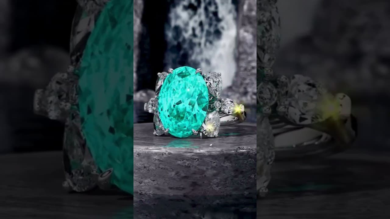 Jewelry 3D Rendering – Diamond Ring