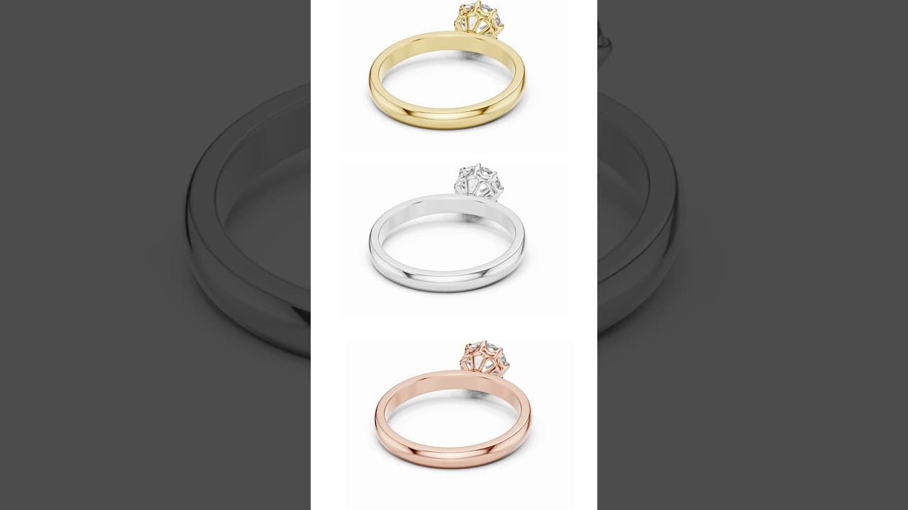 Jewelry 3D Rendering – Sapphire Ring